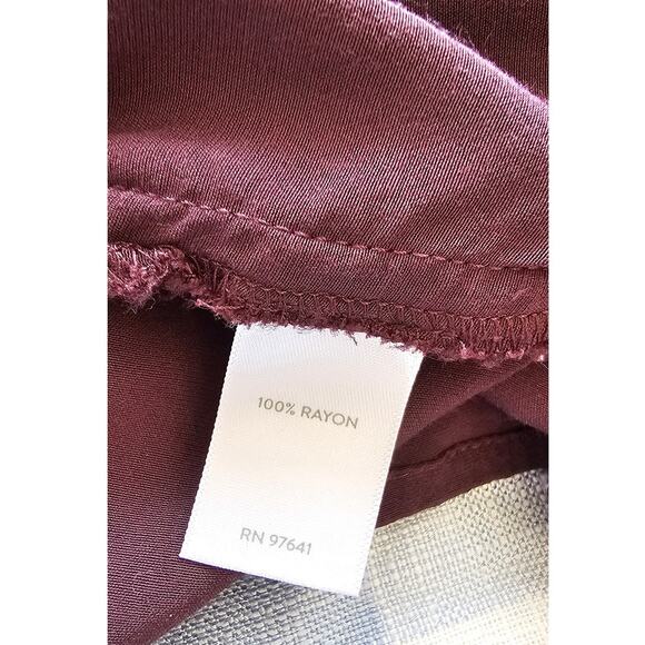 J. Jill Women's Long Sleeve Soft Button Front Tunic Shirt Top Size L Deep Purple - Picture 6 of 7